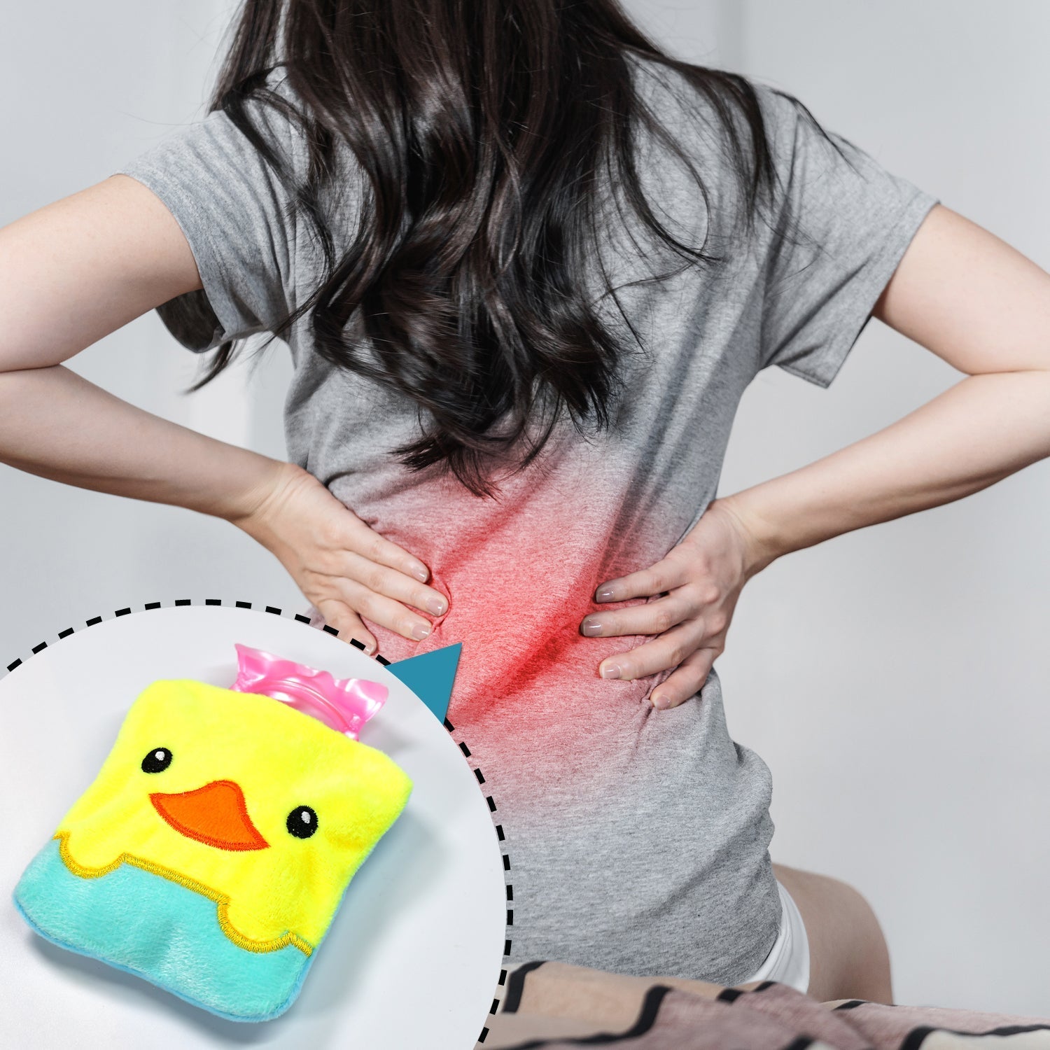 6524 Yellow Duck design small Hot Water Bag with Cover for Pain Relief, Neck, Shoulder Pain and Hand, Feet Warmer, Menstrual Cramps. 6524 Yellow Duck design small Hot Water Bag with Cover for Pain Relief, Neck, Shoulder Pain and Hand, Feet Warmer, Menstrual Cramps.
